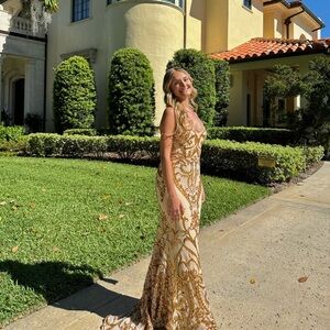 LIKE NEW PROM DRESS • WORN ONCE